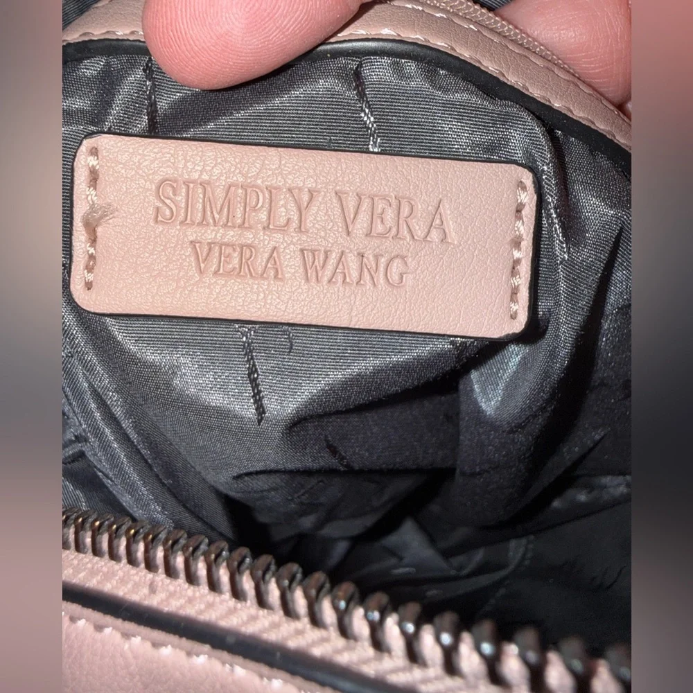 Simply Vera Vera Wang Convertible Backpack - Dusty Rose